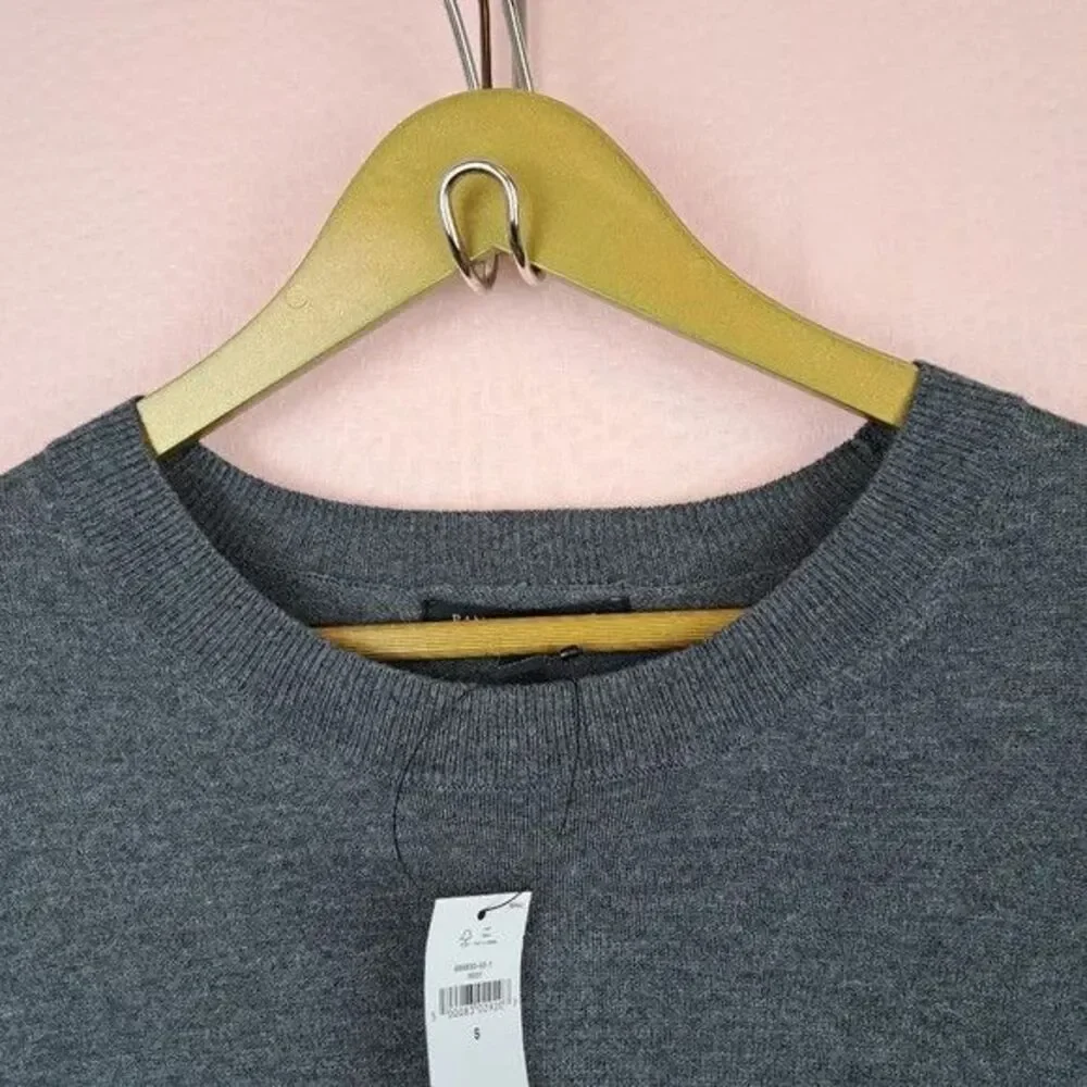 NEW Banana Republic Mens Sweater Crew Neck Long Sleeve Cotton Rayon Size S